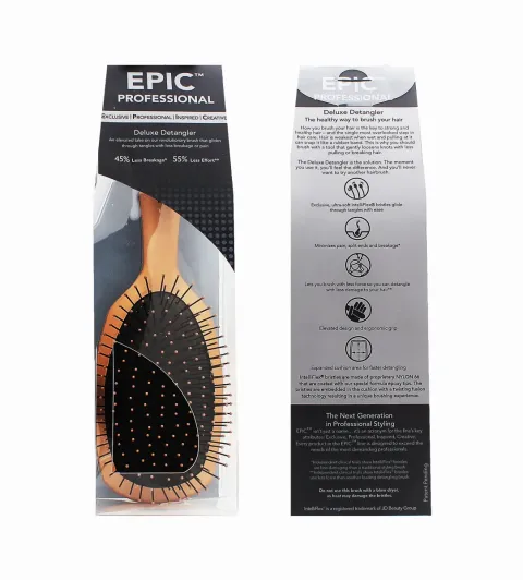 hairbrush Rose Gold EPIC Deluxe Detangler