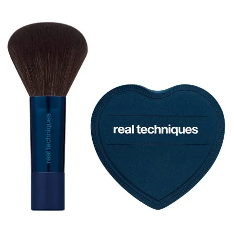 Finishing Act Brush and Puff Sponge Set