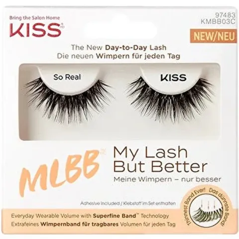 Kiss False eyelashes for natural volume My Lash But Better 03 Dirbtinės blakstienos