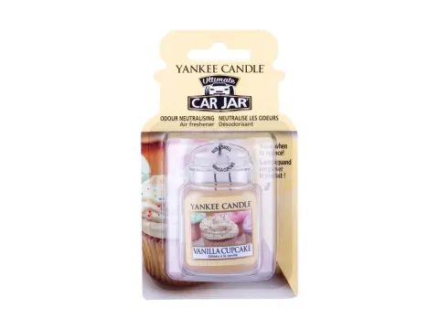 Vanilla cupcake car jar