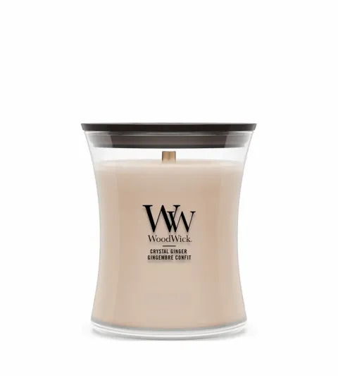 scented candle with wooden wick 275 g Crystal Ginger