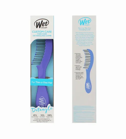 hairbrush Purple Thin Hair Detangling Comb