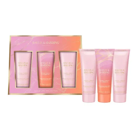 Gift set Jojoba, Vanilla &amp; Almond oil 3 × 50 ml