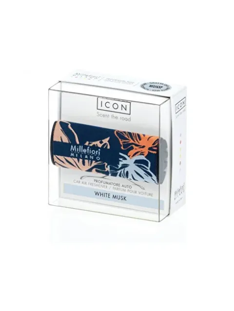 Icon Car Air Freshener White Musk Textil Floral