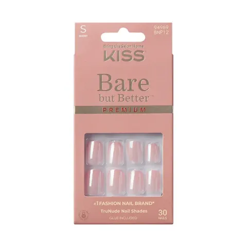 Bare-But-Better Premium Gel Nails 30 pcs