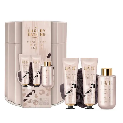 Gift set in a tin box Cashmere, Musk &amp; Amber 4 pcs